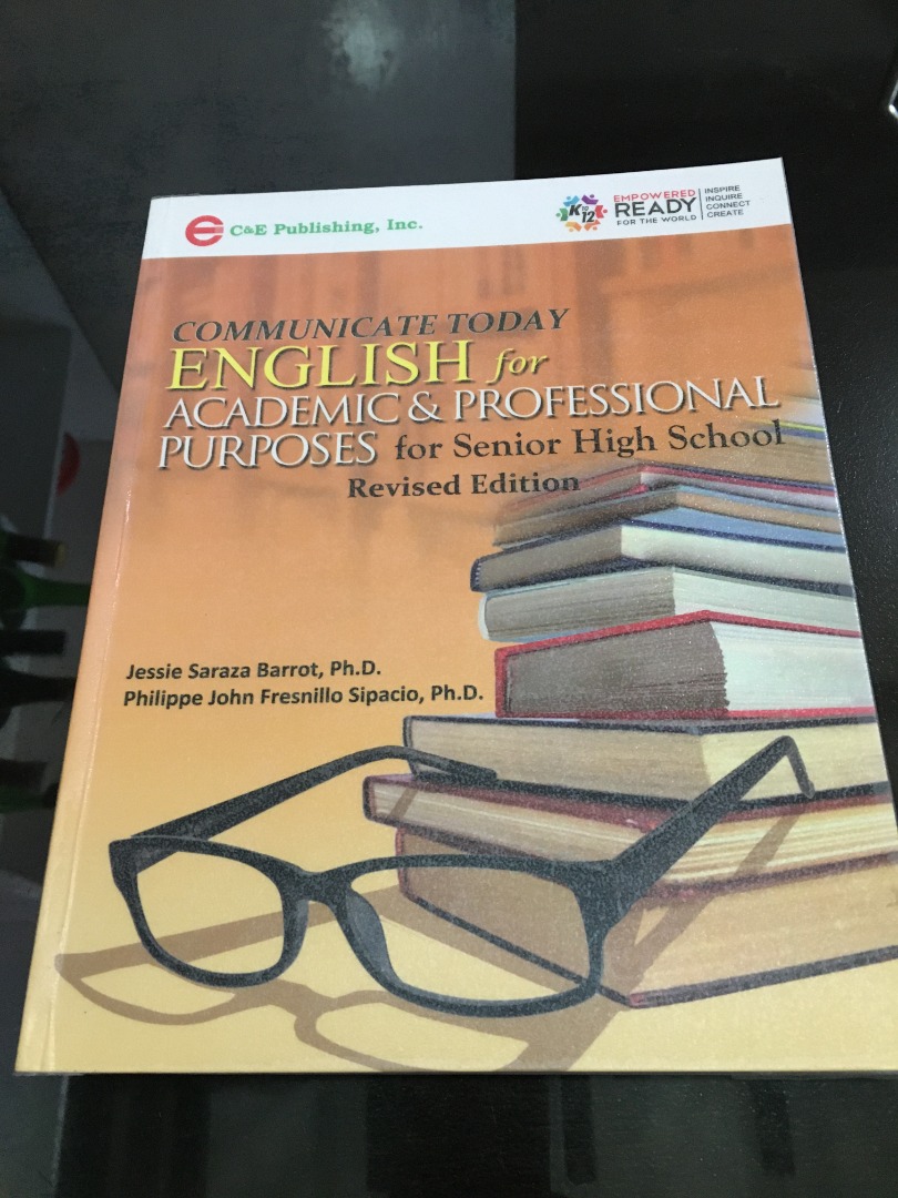English for Academic and Professional Purposes (kto12) Revised Ed. For ...