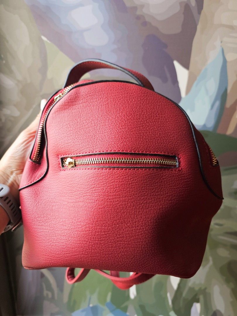 Forever 21 red mini backpack
