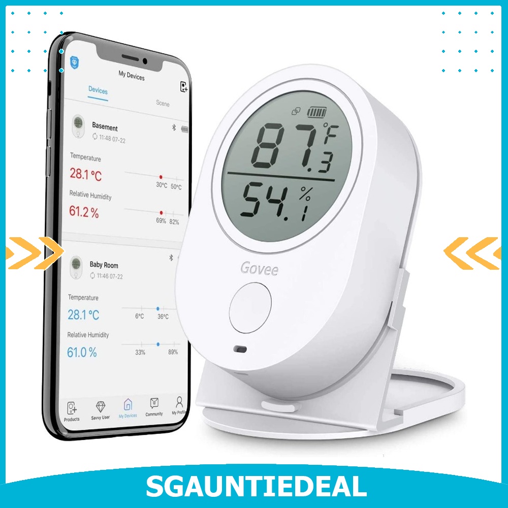 Govee Bluetooth Thermometer Hygrometer, Indoor Digital Humidity