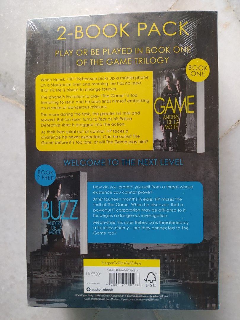 Game and Buzz by Anders De La Motte, Hobbies & Toys, Books & Magazines