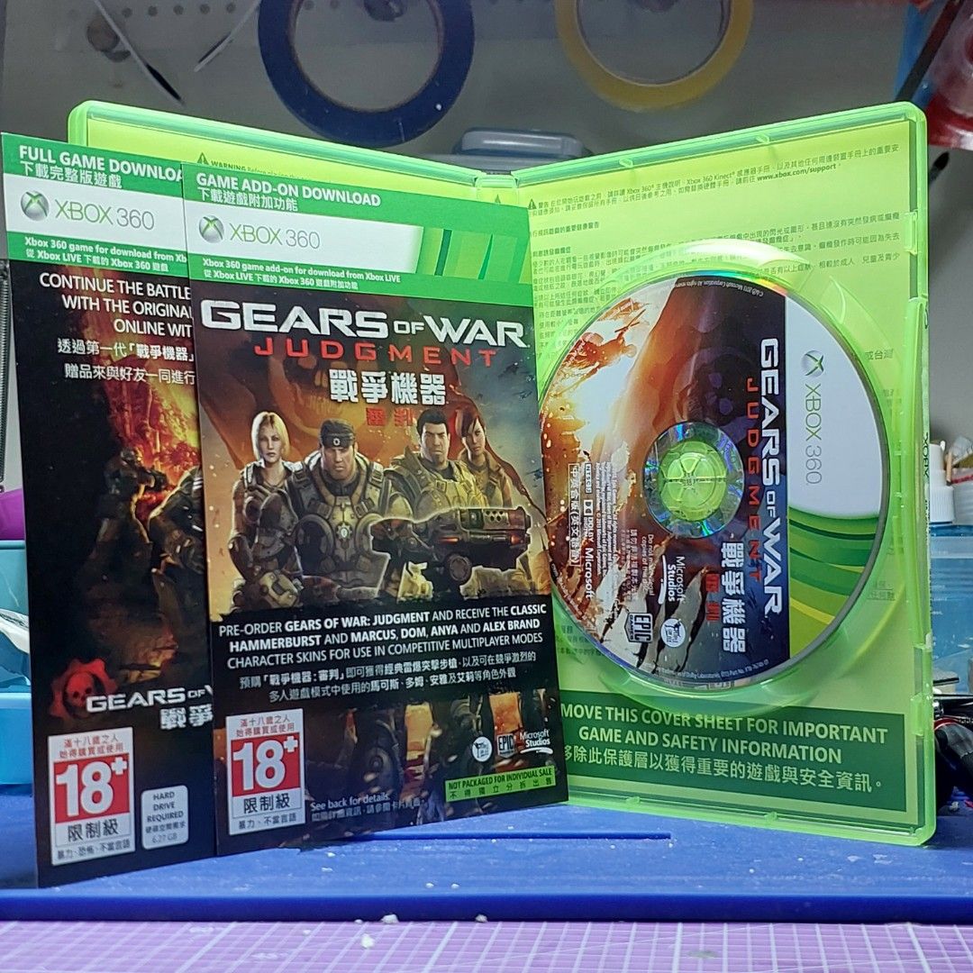Gears of war Judgement, Video Gaming, Video Games, Xbox on Carousell
