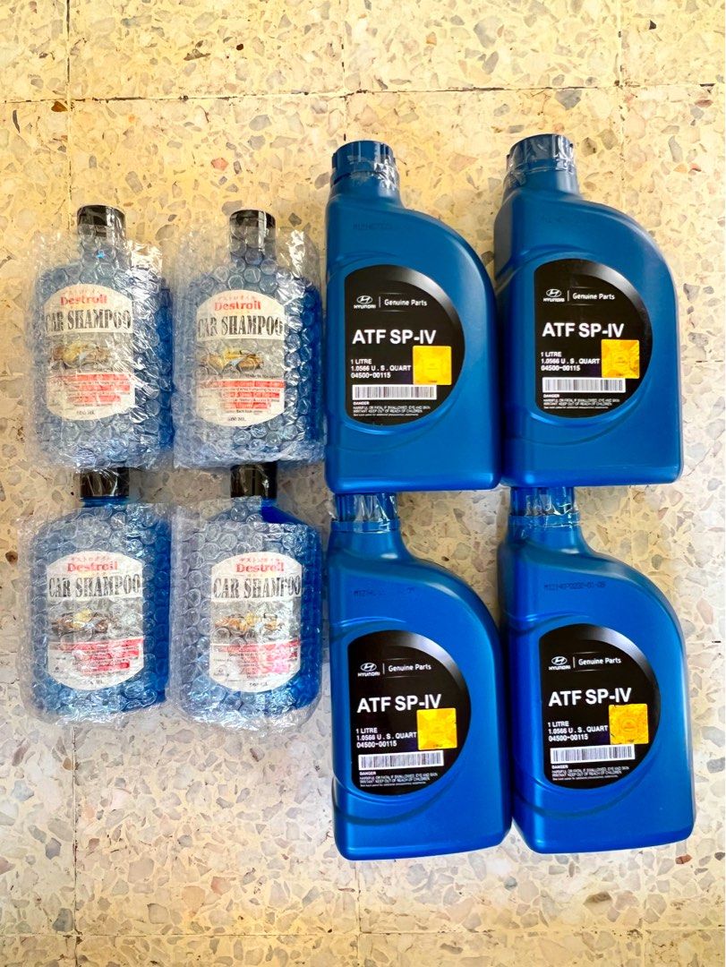 Genuine Korea Hyundai ATF SP-IV 1L AUTO TRANSMISSION FLUID GEAR OIL ...