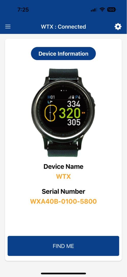 Golf Buddy WTX Plus Smart Golf GPS Rangefinder Watch