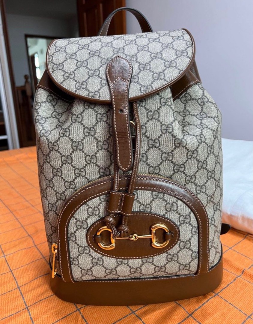 Gucci best sale horsebit backpack