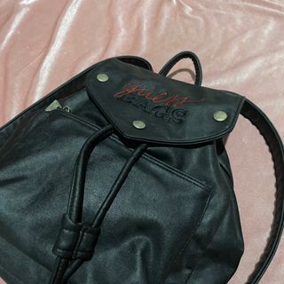 Vintage Guess Triangle Mini Backpack Tas Serut