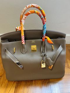 6 Ways to Tie Hermes Twilly (How to wrap Twilly onto Handbags: Birkin/  Kelly/ Lindy/ Garden Party) 