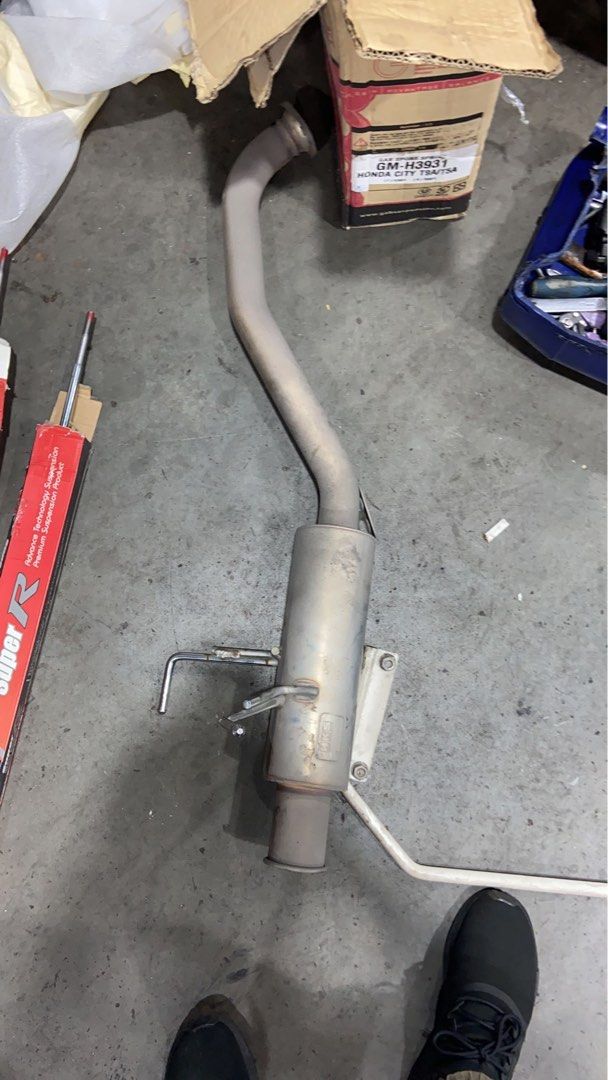 Honda fit GK3 HKS exhaust, Car Accessories, Accessories on Carousell
