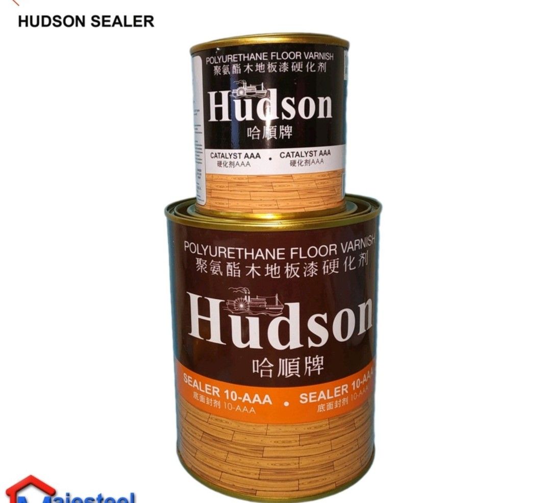 Hudson Polyurethane Floor Varnish Sealer w/ Catalyst 1 Gal (set