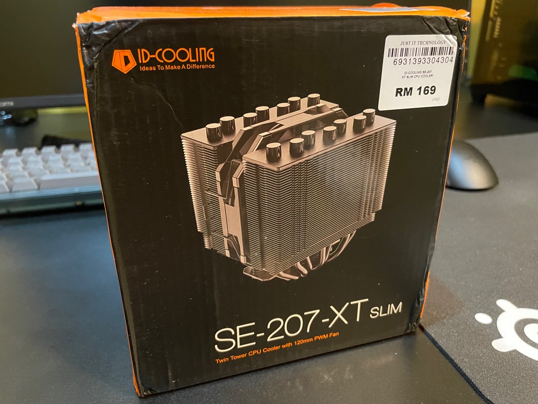 ID Cooling SE 207 XT Slim CPU Cooler, Computers & Tech, Parts ...