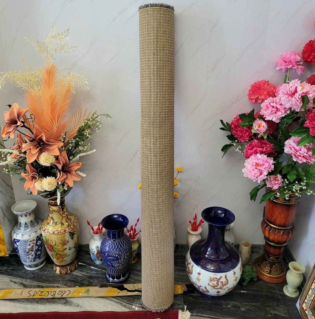 Ikea 230 x 160 cm high pile gray carpet rug, Hampen, Furniture & Home