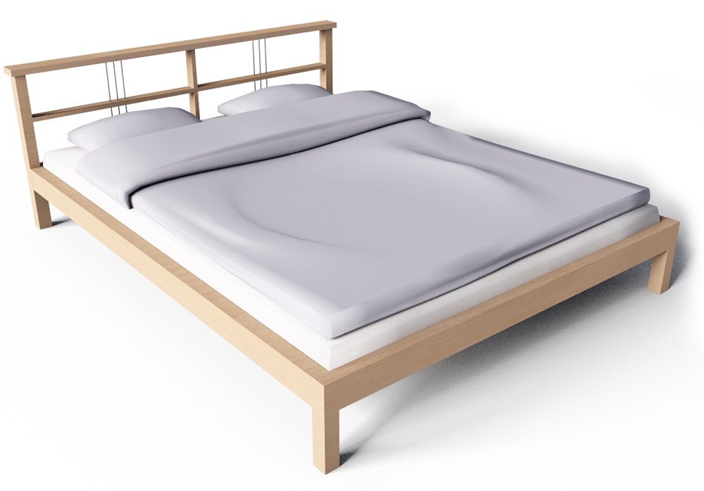 Ikea Dalselv Queen Size Solid Wood Bed Frame Furniture And Home Living Furniture Bed Frames 