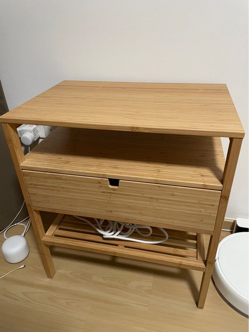 IKEA NORDKISA Bedside Table (60cmx40cm), Furniture & Home Living