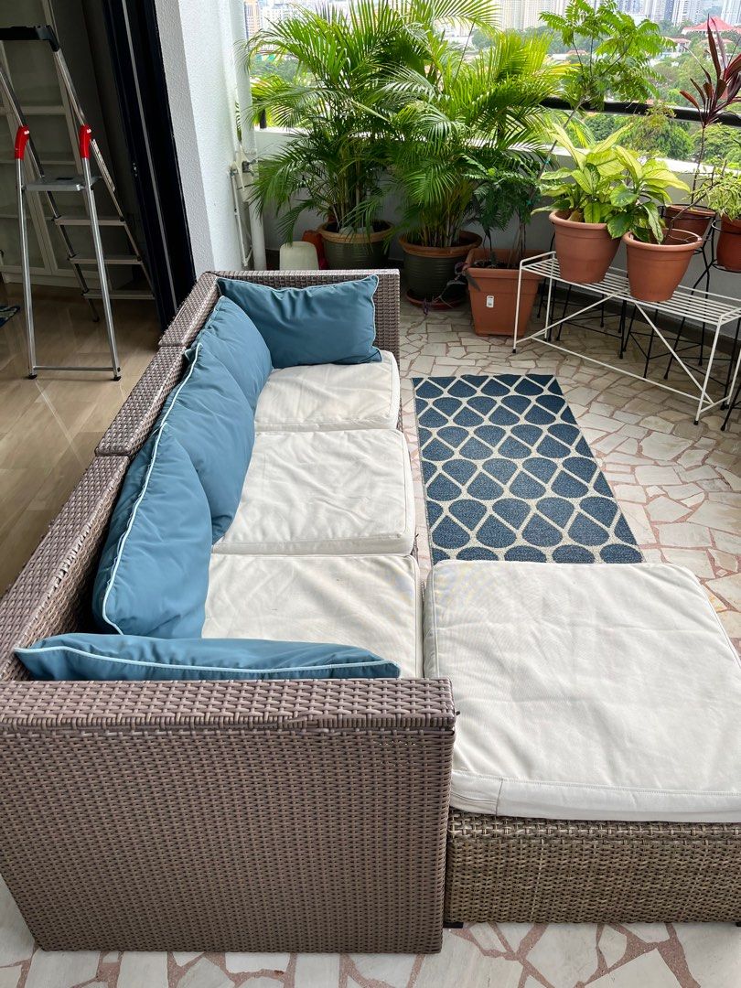 IKEA Solleron classic outdoor sofa set, Furniture & Home Living
