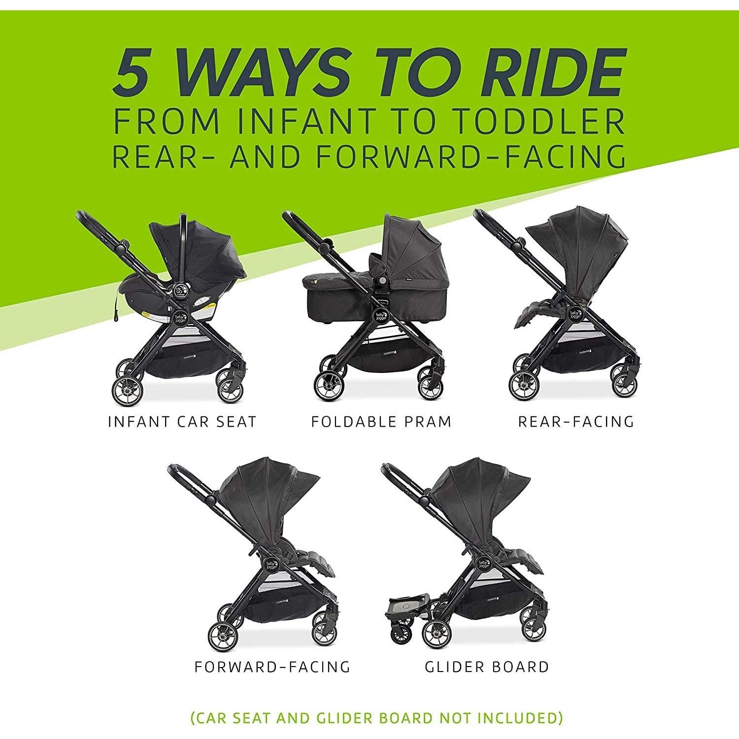 instock Baby Jogger City Tour LUX Stroller Iris 23.1 pounds