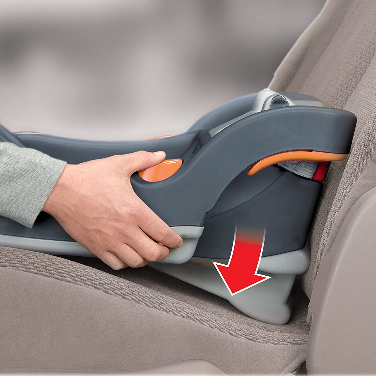 Chicco keyfit deals lilla