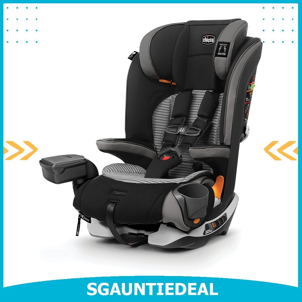 instock Chicco MyFit Zip Air 2 in 1 Harness Booster Car Seat for Toddlers and Big Kids 5 Point Harness Belt Positioning Booster Zip and Wash