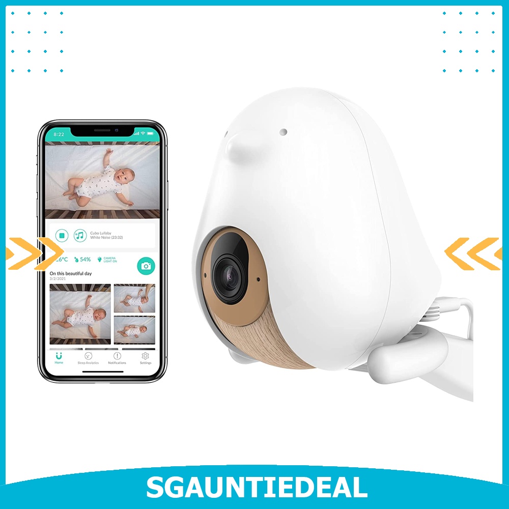 Cubo Ai Plus Smart Baby Monitor And 3-Stand Set HD Night Vision Camera ...