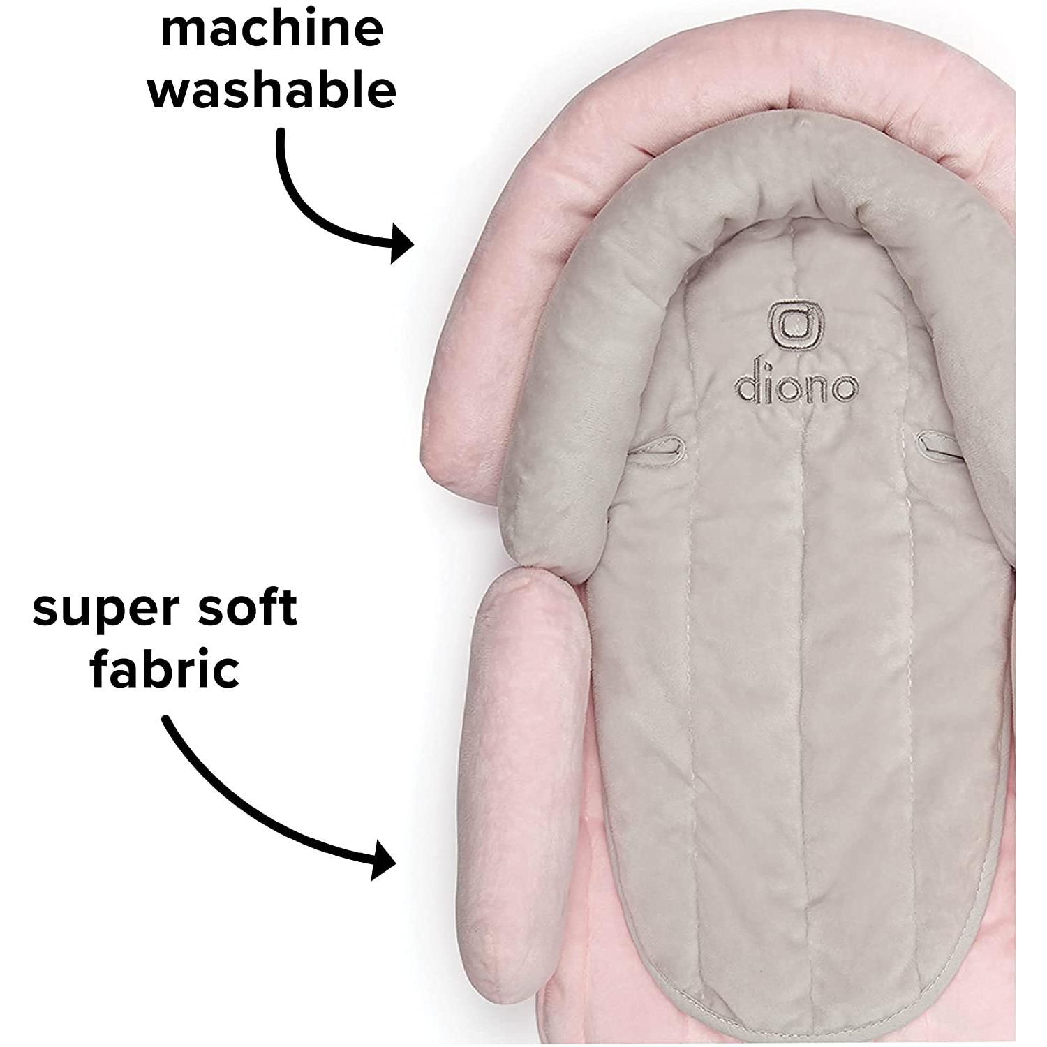 Diono 2-in-1 Head Support - Cuddle Soft - Pink