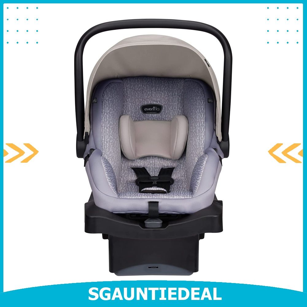 Evenflo car seat canopy clearance