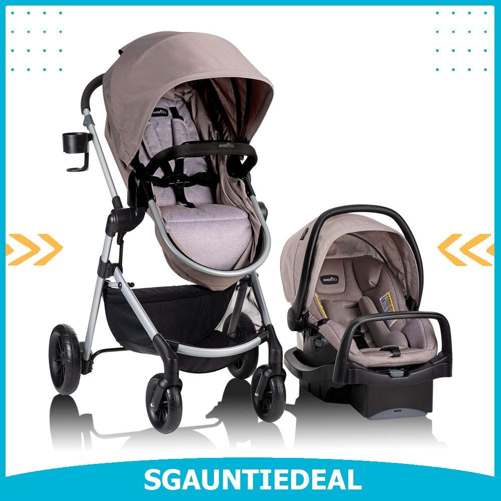 Evenflo travel system sandstone new arrivals