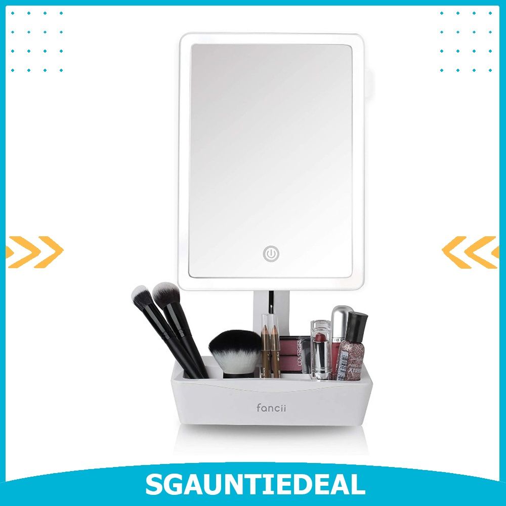 instock Fancii LED Lighted Large Vanity Makeup Mirror with 10X