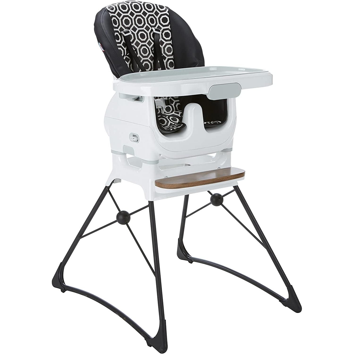instock Fisher Price Jonathan Adler Deluxe High Chair Black White