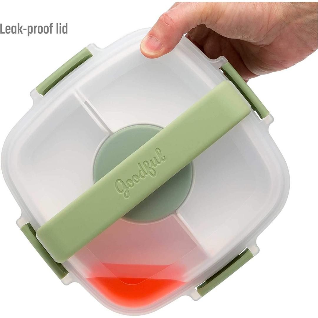 Goodful Sage Lunch To Go Salad Container System - Shop Travel & To