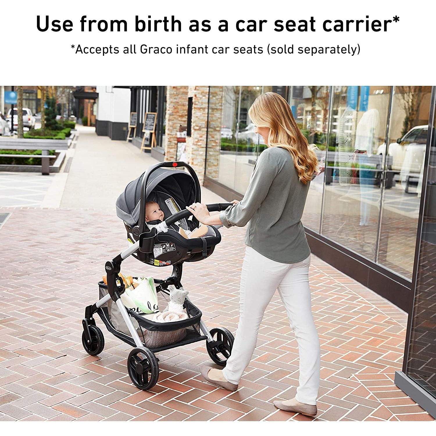 [instock] Graco Modes Nest Stroller Baby Stroller with Height