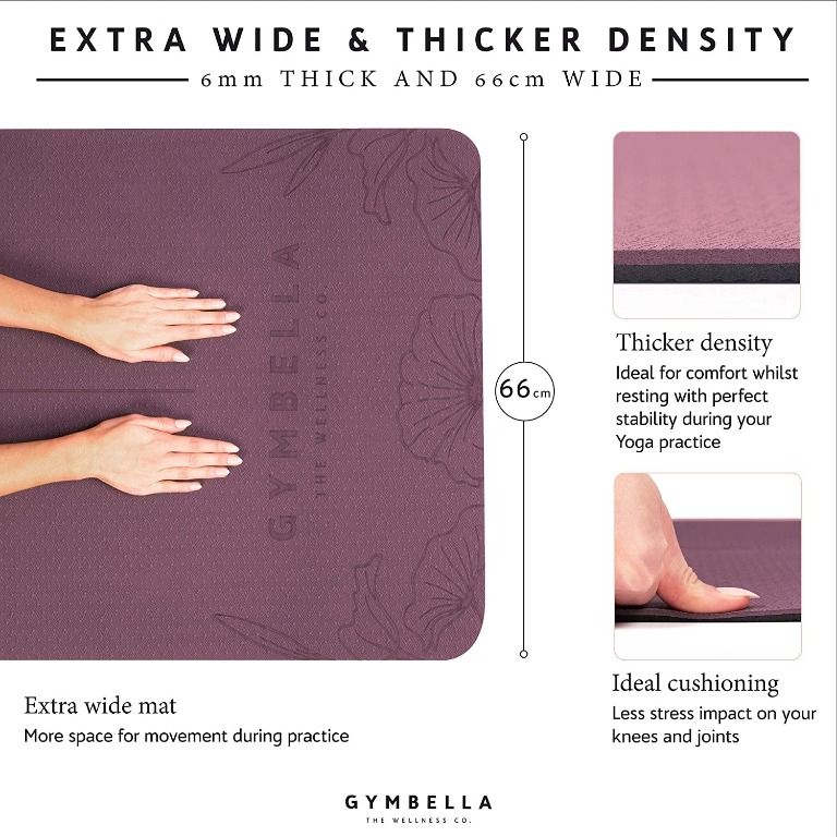 Gym bella yoga mat top
