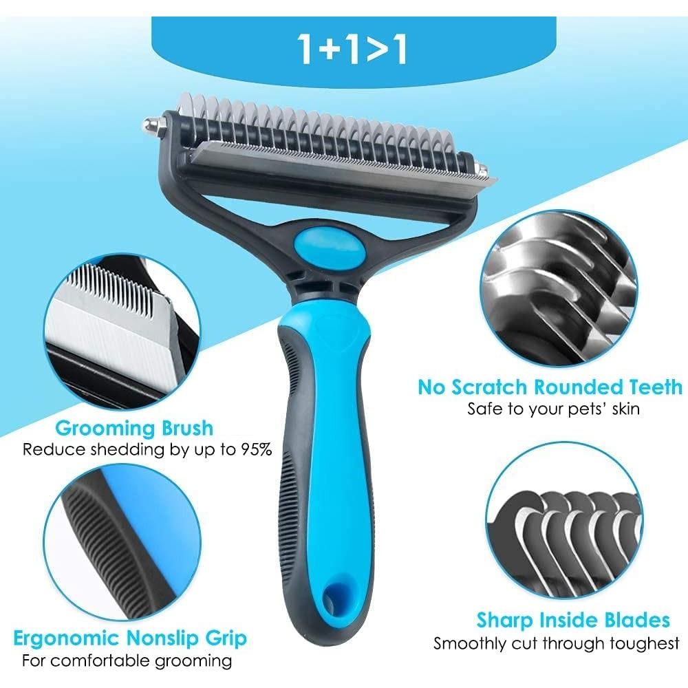 instock) IFAN Professional 2-in-1 Pet Comb Cat Brush Dog Brush Cat Grooming  Comb Dog