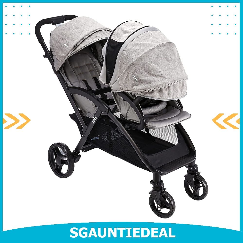Joie evalite duo grey flannel sale