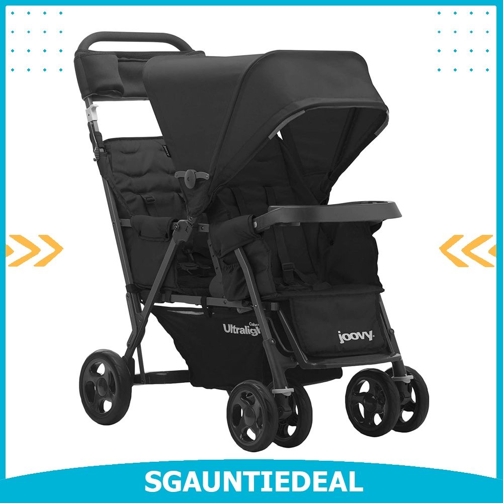 instock JOOVY Caboose Too Ultralight Graphite Stand On Tandem