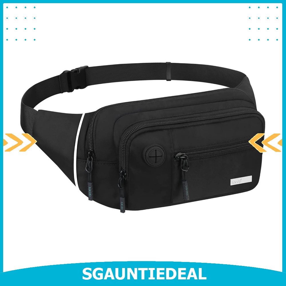 instock Lacdo Fanny Pack Waist Pack for Men Women Crossbody Waist