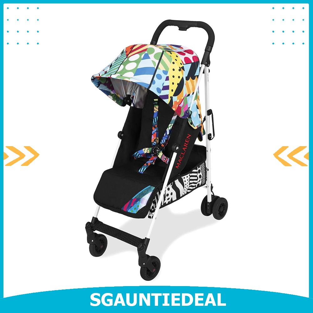 instock Maclaren Quest arc Jason Woodside Stroller for Newborns Lightweight Compact Full Featured. Easy to Steer fold Carry. Extended Hood Reclining seat 4 Wheel Suspension. Accessories Included. Bab...