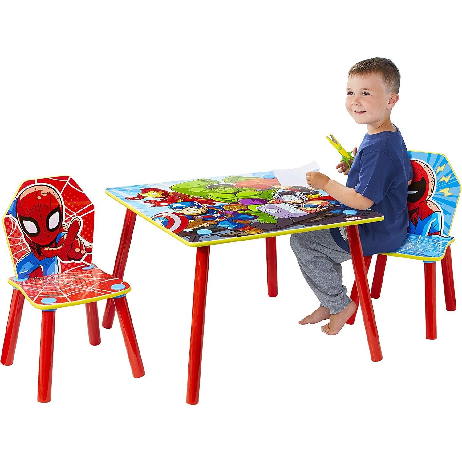 Spiderman table and 2 chairs clearance