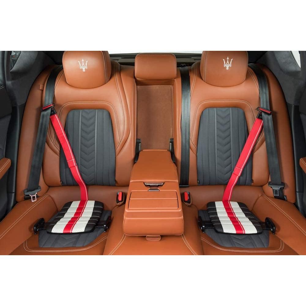 instock mifold Sport The Luxury Grab and go car Booster seat Compact and Portable Black
