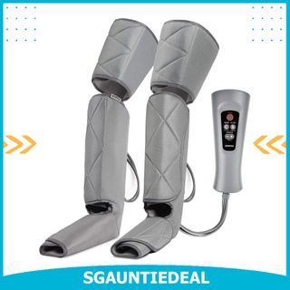 [instock]  RENPHO Leg Massager for Circulation and Relaxation, Calf Feet Thigh Massage, Sequential Wraps Device with 6 Modes 4 Intensities, Helps to Relax Legs, Gifts for Women Men