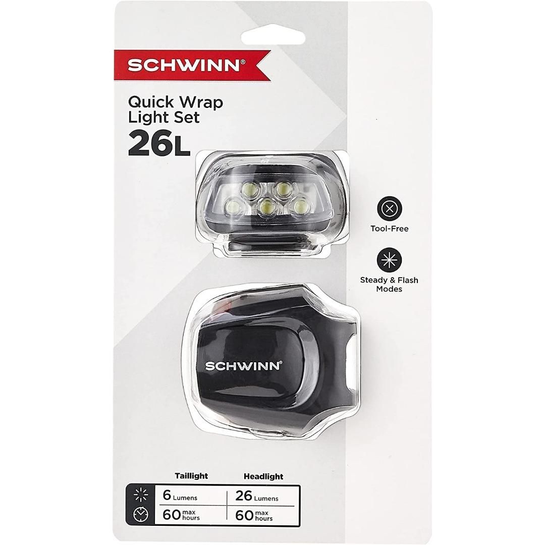 Schwinn quick wrap bike lights deals