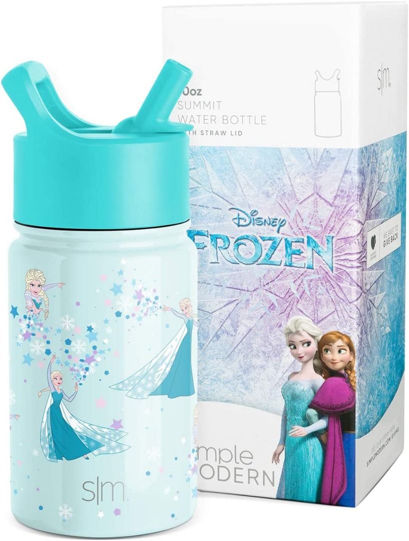 Simple Modern Disney Elsa Toddler Water Bottle with Straw Lid, Reusable  Insulated Stainless Steel Kids Cup, Summit Collection, 10oz, Frozen  Elsa's Snowflake price in Saudi Arabia,  Saudi Arabia