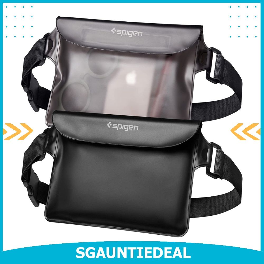 instock) Spigen Waterproof Waist Bag Pack Compatible for Most