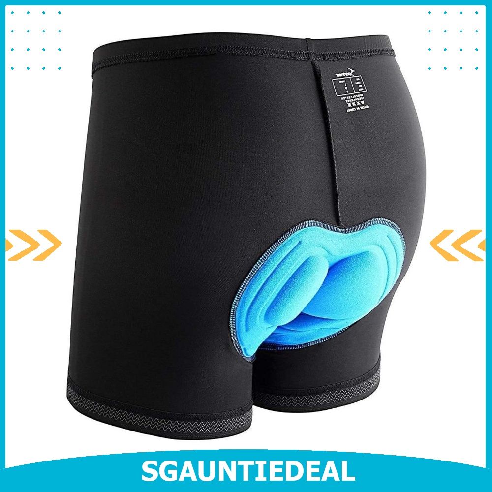 instock) Sportneer Cycling Shorts Men's 3D Padded Bicycle Bike Shorts  Underwear with Anti-Slip Leg Grips, Women's Fashion, Activewear on Carousell