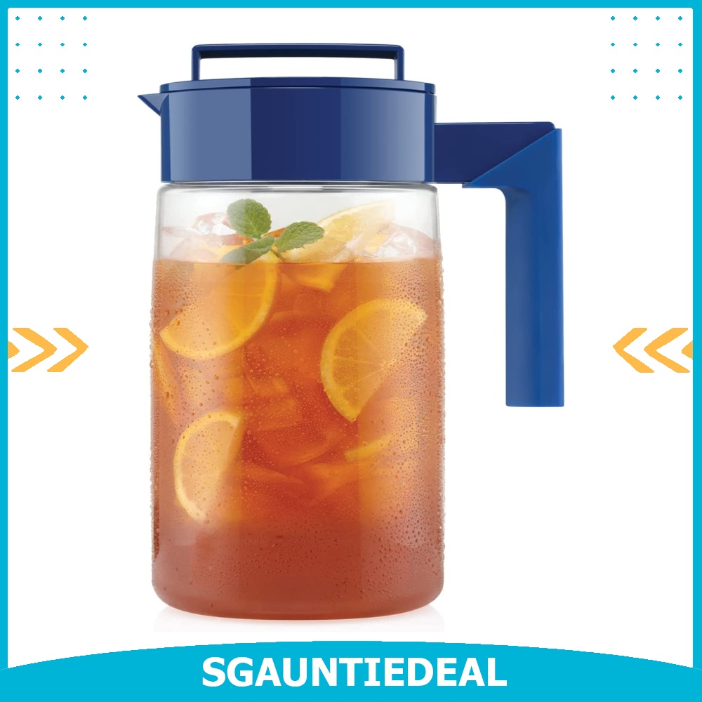 [instock] Takeya Airtight Pitcher, 1 Quart, Blueberry, Furniture & Home