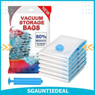 Modernly Basic 20 Pack Vacuum Storage Bags with Electric Pump (4 Jumbo/4 Large/ 4 Medium/ 4 Small/ 4 Roll) Vacuum Sealed Bags for Clothing Comforters