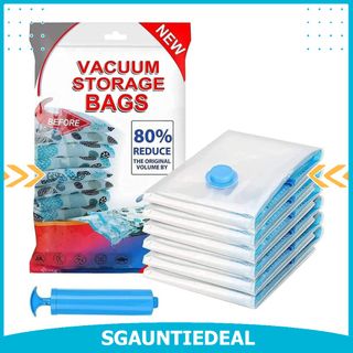  VMSTR Travel Vacuum Storage Bags with Electric Pump (USB Pump +  8 Combo Bags) : Home & Kitchen