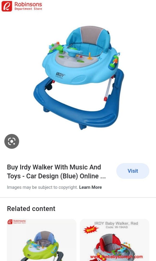 Irdy Baby Walker Babies Kids Infant Playtime on Carousell