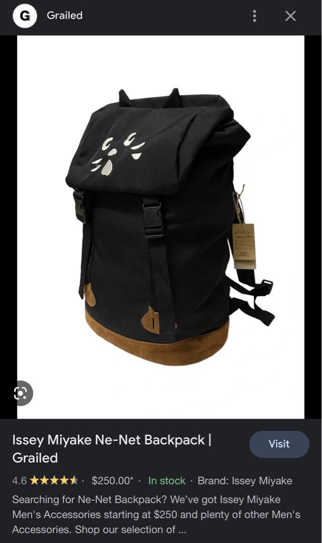 Issey miyake online rucksack