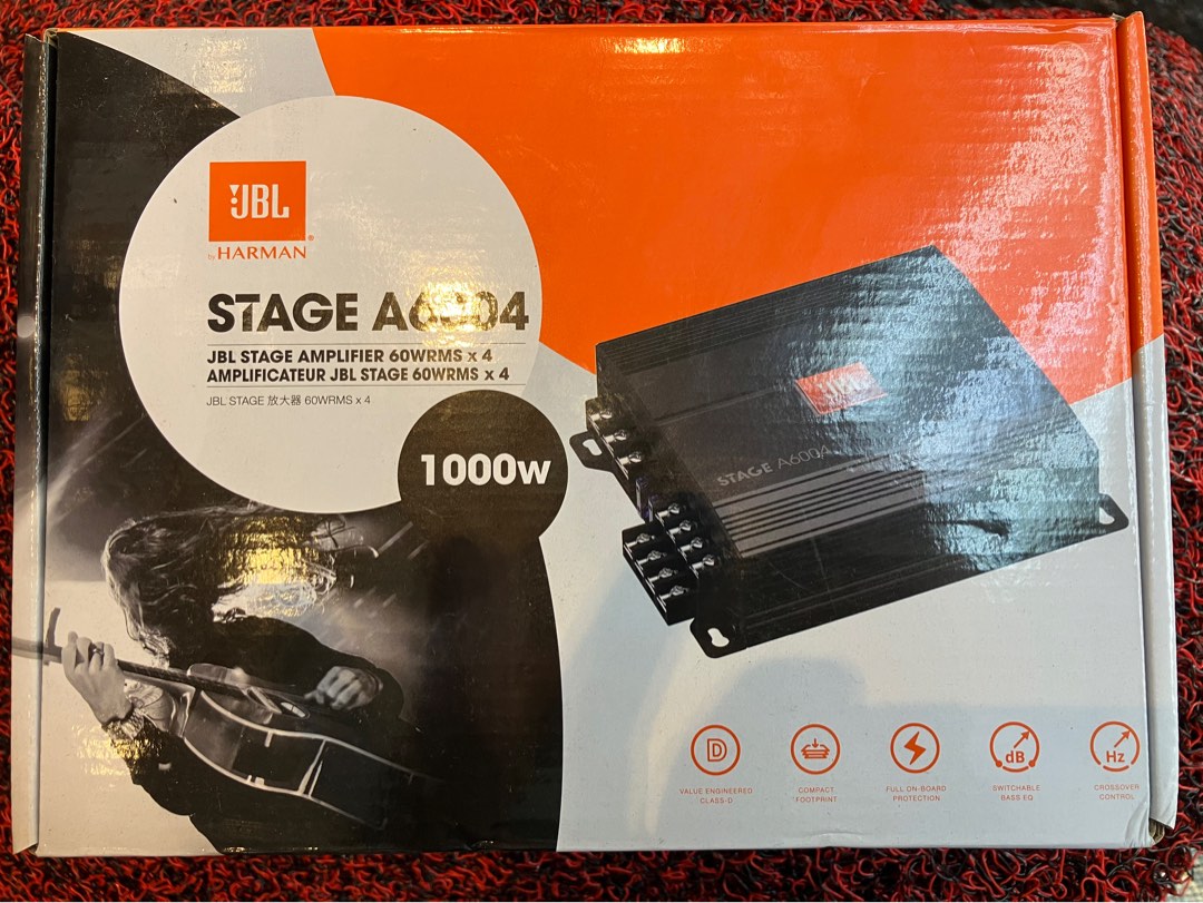 JBL STAGE A6004 4channel car amplifer, Car Accessories, Accessories on