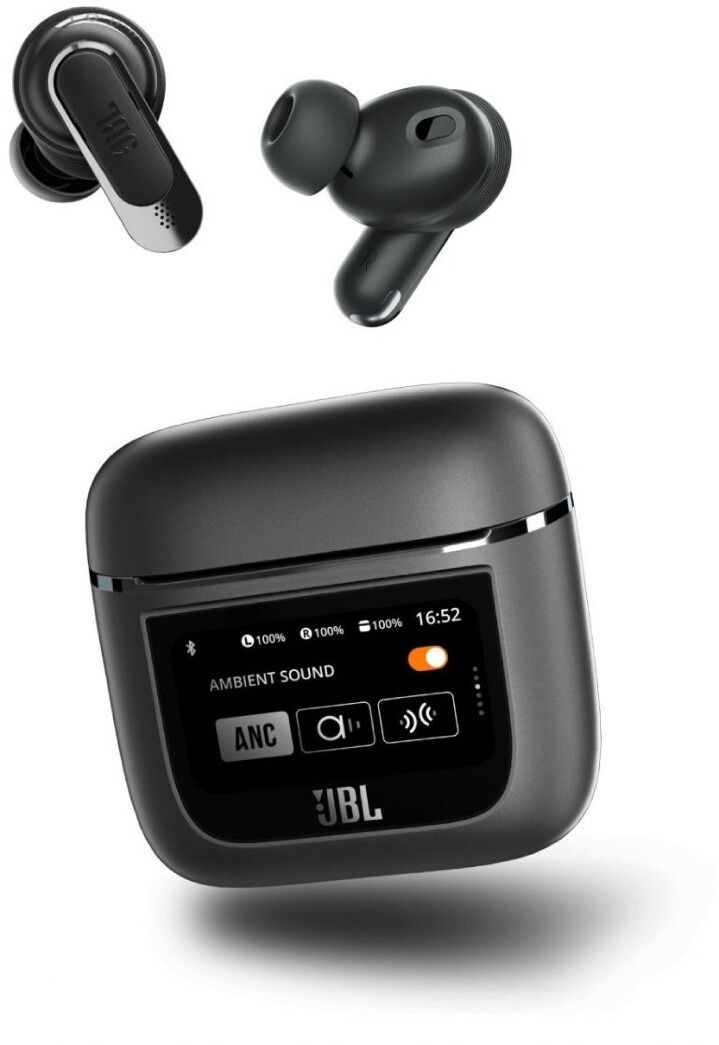 訂貨) JBL Tour Pro 2 無線耳機全球首款觸控螢幕充電盒[黑色], 音響 