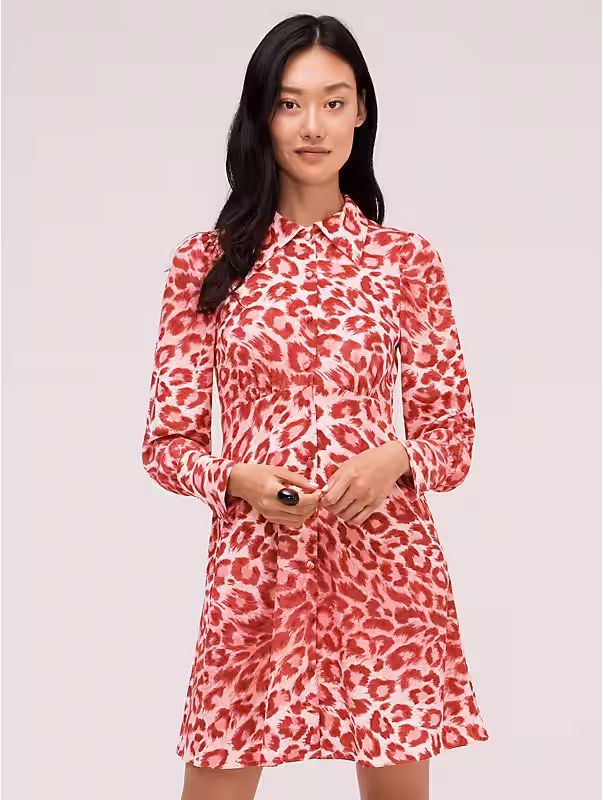 Kate Spade Soft Coral Panthera Shirt Dress US4, Women's Fashion, Dresses &  Sets, Dresses on Carousell