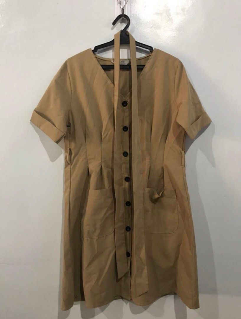 Khaki dress (Category: Dresses) located in Quezon City. Submitted by sudo8 (Listing ID 1216934223, Image 1). Description: .